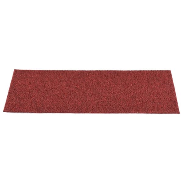 vidaXL selvklæbende trappemåtter 15 stk. 60x25 cm rektangulær rød
