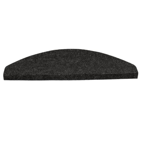 vidaXL selvklæbende trappemåtter 15 stk. 65x22,5x3,5 cm antracitgrå