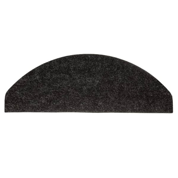 vidaXL selvklæbende trappemåtter 15 stk. 65x22,5x3,5 cm antracitgrå