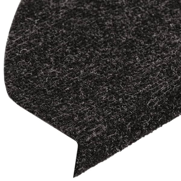 vidaXL selvklæbende trappemåtter 15 stk. 65x22,5x3,5 cm antracitgrå