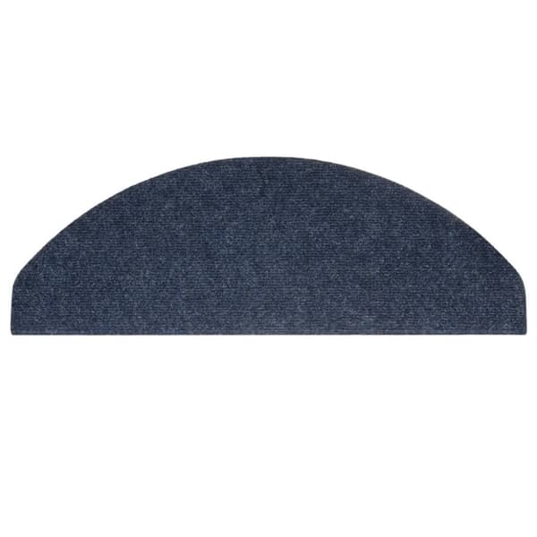 vidaXL Itsekiinnittyvät porrasmatot 15 kpl 65x22,5x3,5 cm sininen