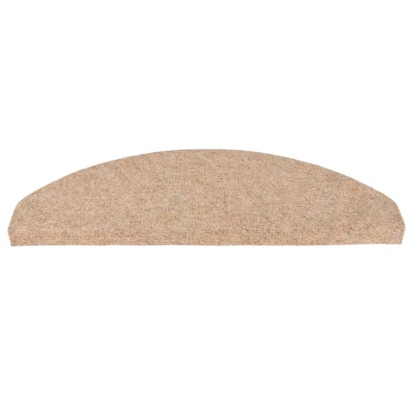 vidaXL trappemåtter 15 stk. 65x22,5x3,5 cm selvklæbende beige