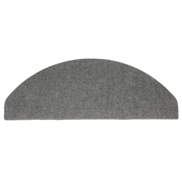 vidaXL Selvklebende trappematter 15 stk 65x22,5x3,5 cm grå