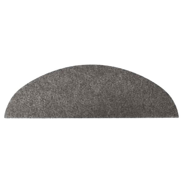 vidaXL Selvklebende trappematter 15 stk 56x17x3 cm grå