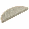 Miniatyrbillede 2 af 8: vidaXL selvklæbende trappemåtter 15 stk. 56x17x3 cm sisal-look grå