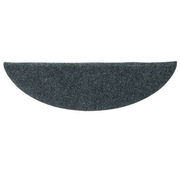vidaXL selvklæbende trappemåtter 5 stk. 56x17x3 cm tuftet grøn