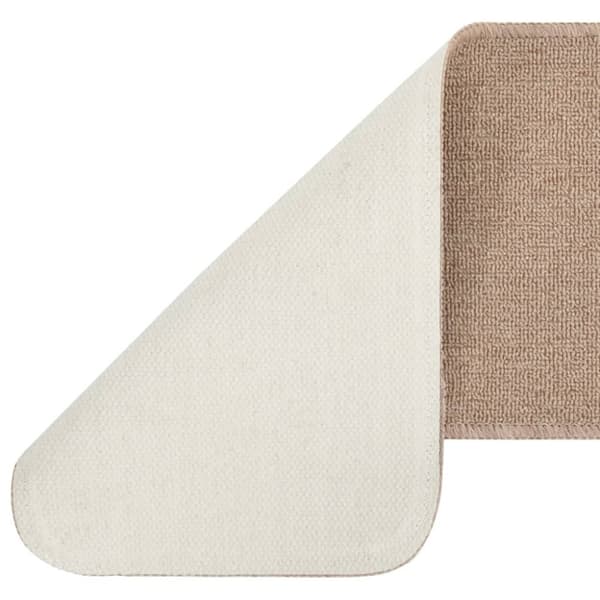 vidaXL Trappstegsmattor 15 st 75x20 cm beige rektangulär
