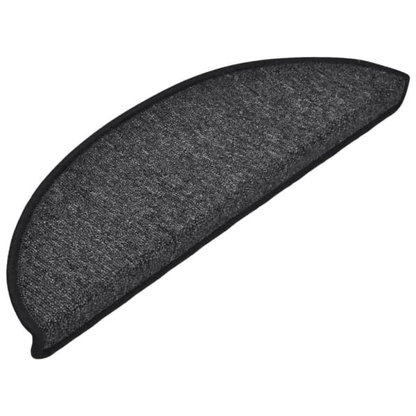 vidaXL trappemåtter 10 stk. 56x17x3 cm antracitgrå