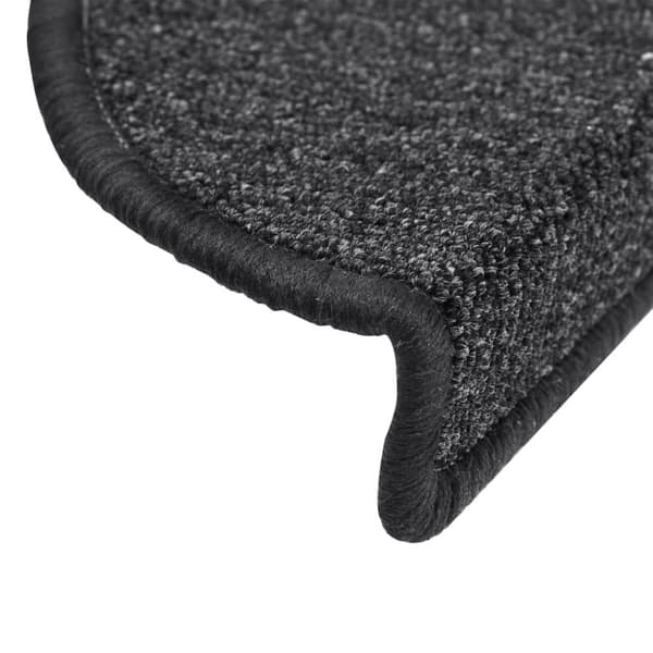 vidaXL trappemåtter 10 stk. 56x17x3 cm antracitgrå