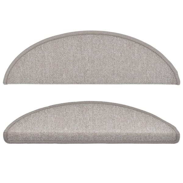 vidaXL trappemåtter 10 stk. 56x17x3 cm gråbrun