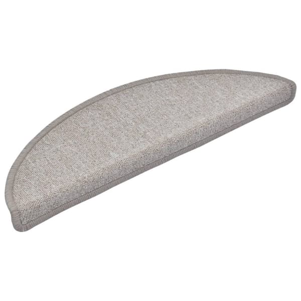 vidaXL trappemåtter 10 stk. 56x17x3 cm gråbrun