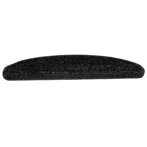 vidaXL Trappematter 10 stk 65x21x4 cm svart