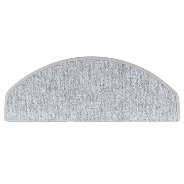 vidaXL Trappematter 10 stk 65x24x4 cm lysegrå