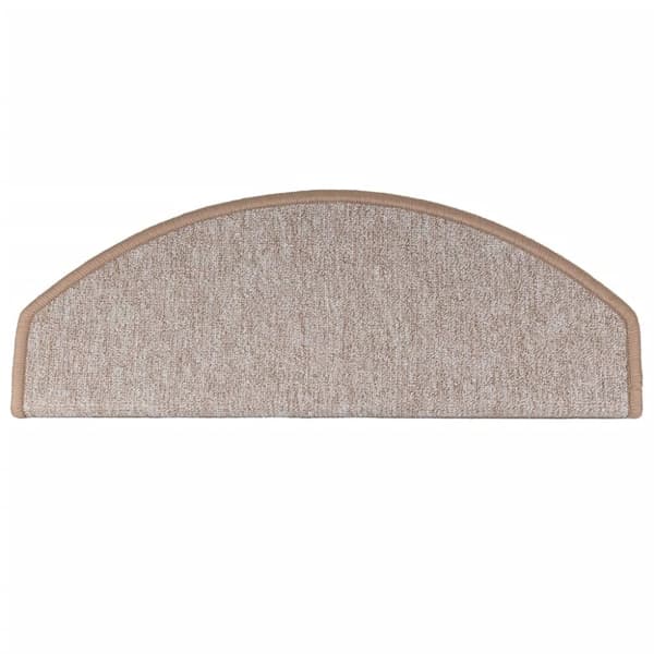 vidaXL Trappematter 10 stk 65x24x4 cm lysebrun