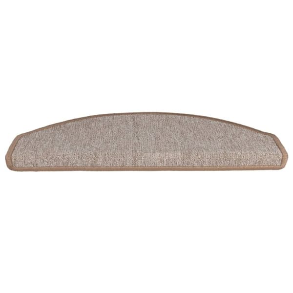 vidaXL Trappematter 10 stk 65x24x4 cm lysebrun