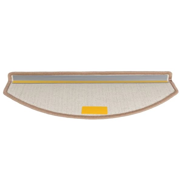 vidaXL Trappematter 10 stk 65x24x4 cm lysebrun