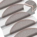 Miniatyrbilde 2 av 10: vidaXL Trappematter 10 stk 65x24x4 cm lysebrun