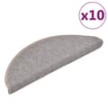 Miniatyrbilde 1 av 10: vidaXL Trappematter 10 stk 65x24x4 cm lysebrun