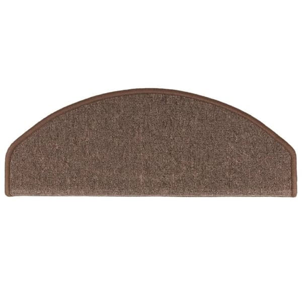vidaXL trappemåtter 10 stk. 65x24x4 cm mørkebrun