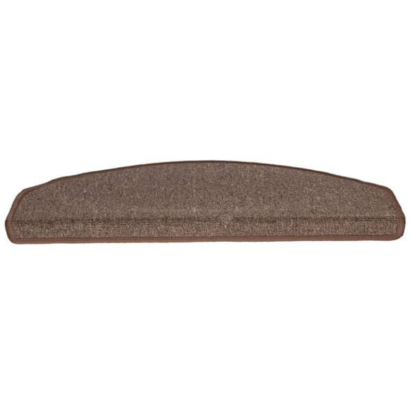 vidaXL trappemåtter 10 stk. 65x24x4 cm mørkebrun