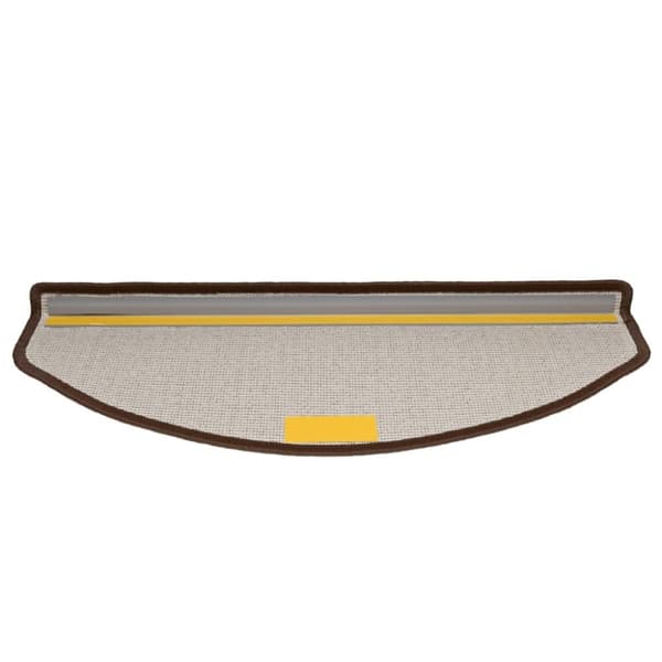 vidaXL trappemåtter 10 stk. 65x24x4 cm mørkebrun