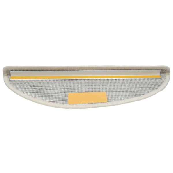 vidaXL Trappstegsmattor 10 st 56x17x3 cm vit