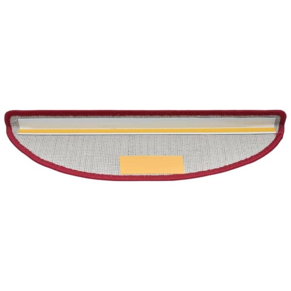 vidaXL Trappstegsmattor 10 st 65x24x4 cm vinröd