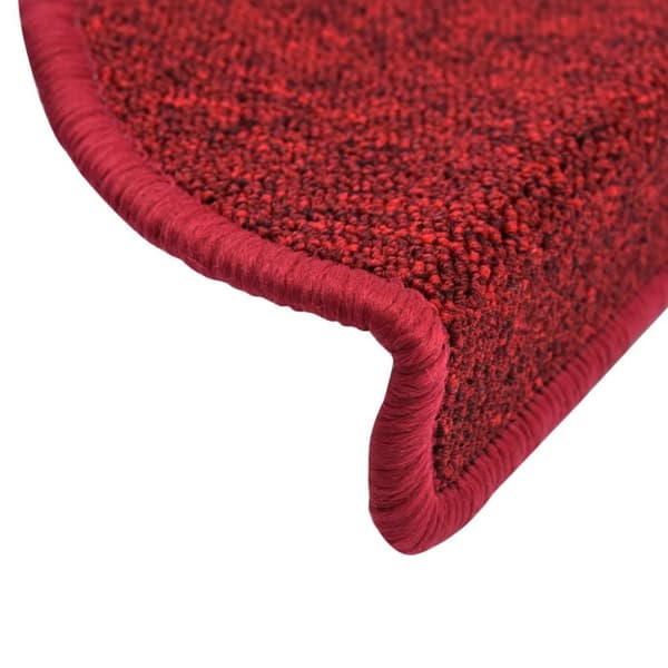 vidaXL Porrasmatot 10 kpl 65x24x4 cm viininpunainen