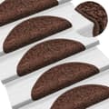 Miniatyrbilde 2 av 9: vidaXL Trappematter 10 stk 56x17x3 cm brun
