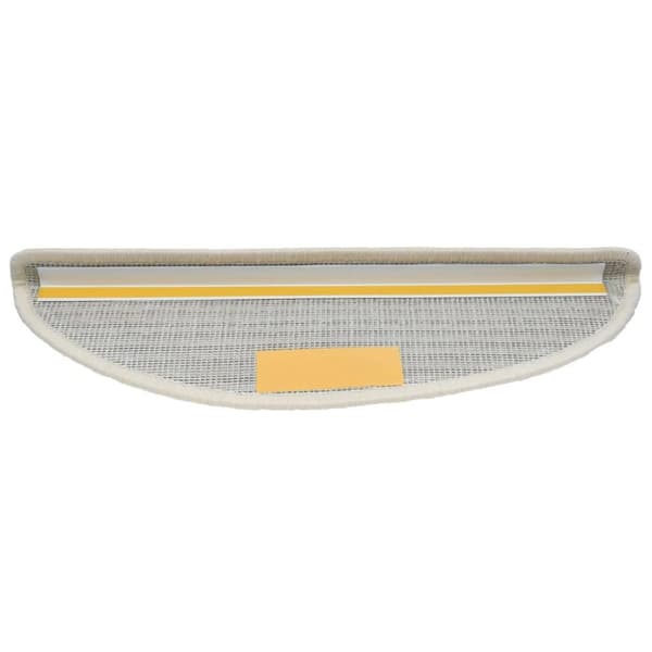 vidaXL Trappstegsmattor 10 st 65x21x4 cm vit