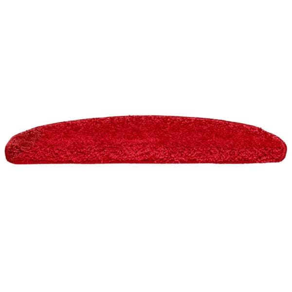 vidaXL trappemåtter 10 stk. 65x21x4 cm rød