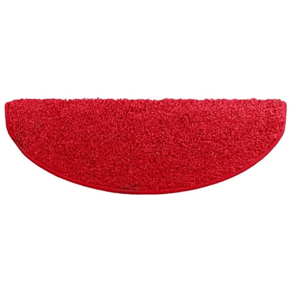 vidaXL Trappematter 10 stk 65x21x4 cm rød