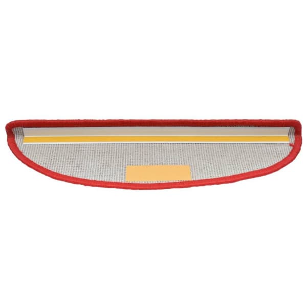 vidaXL trappemåtter 10 stk. 56x17x3 cm rød