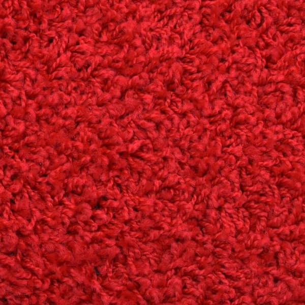 vidaXL trappemåtter 10 stk. 56x17x3 cm rød