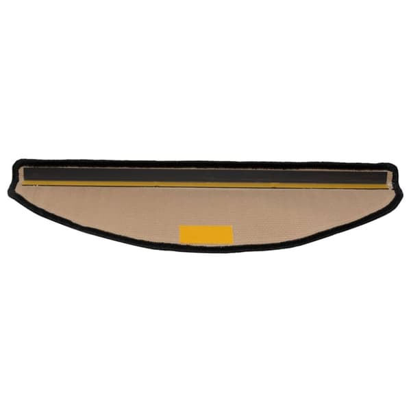vidaXL Selvklebende trappematter 5 stk 65x21x4 cm svart og grå