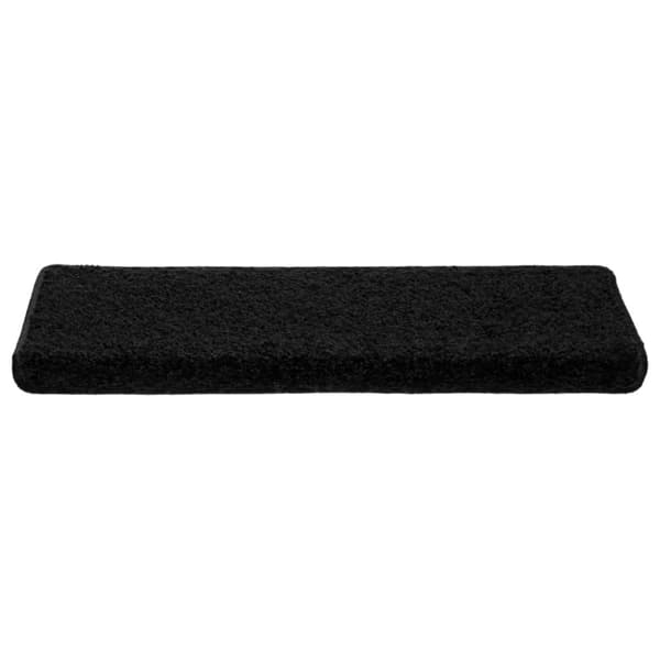 vidaXL trappemåtter 10 stk. 65x21x4 cm sort