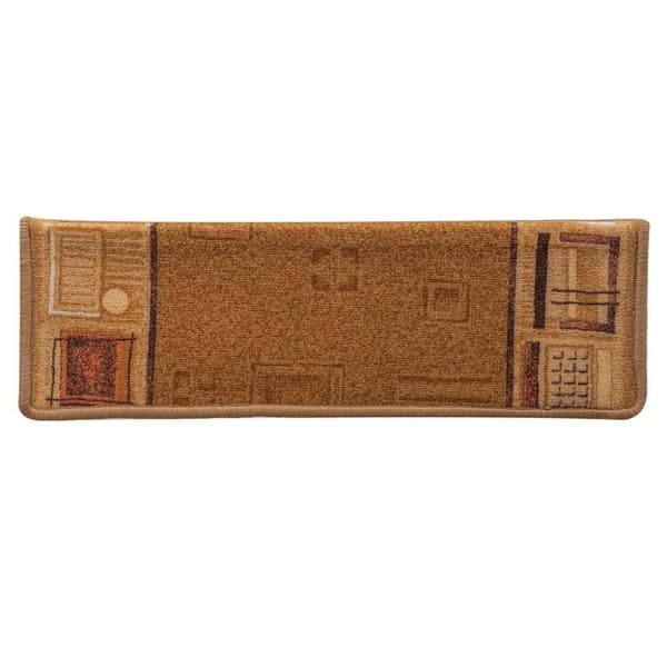 vidaXL selvklæbende trappemåtter 10 stk. 65x21x4 cm beige