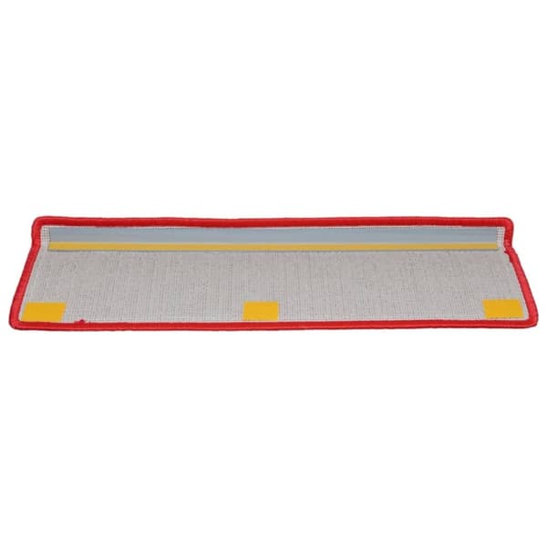 vidaXL trappemåtter 10 stk. 65x21x4 cm rød