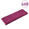 Miniatyrbillede 3 af 9: vidaXL trappemåtter 10 stk. 65x21x4 cm violet