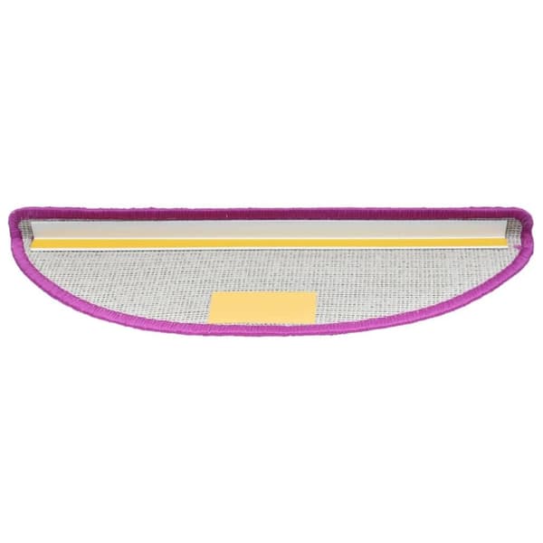 vidaXL trappemåtter 10 stk. 65x21x4 cm violet