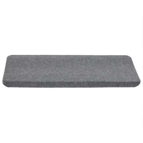 vidaXL selvklæbende trappemåtter 15 stk. 65x24,5x3,5 cm grå