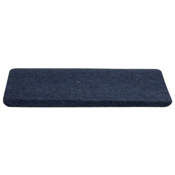 vidaXL selvklæbende trappemåtter 15 stk. 65x24,5x3,5 cm blå