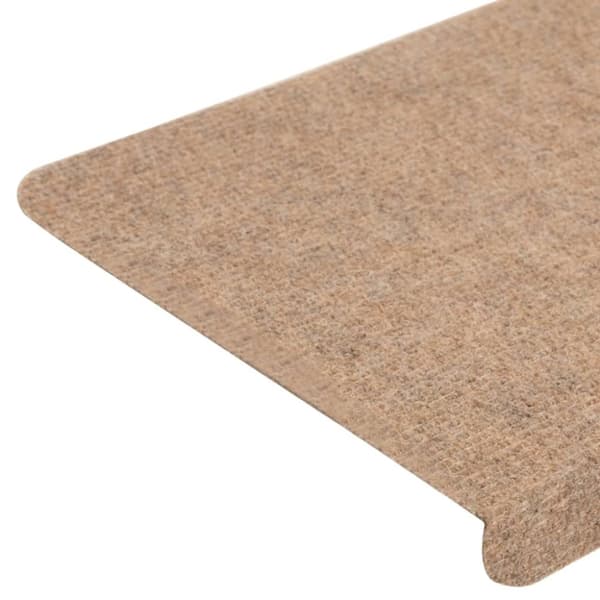 vidaXL Selvklebende trappematter 15 stk 65x24,5x3,5 cm beige