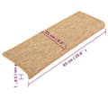 Miniatyrbilde 7 av 8: vidaXL Selvklebende trappematter 15 stk 65x21x4 cm oransje