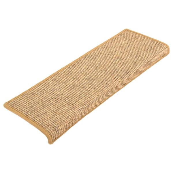 vidaXL Selvklebende trappematter 15 stk 65x21x4 cm oransje