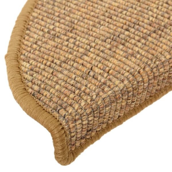 vidaXL Selvklebende trappematter 15 stk 65x21x4 cm oransje