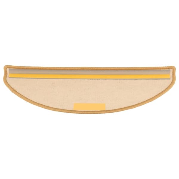 vidaXL selvklæbende trappetrinsmåtter 15 stk. 65x21x4 cm orange