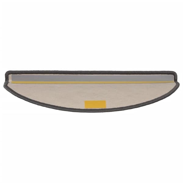 vidaXL selvklæbende trappetrinsmåtter 15 stk. 65x21x4 cm grå og beige