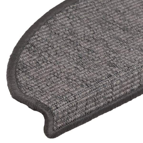 vidaXL selvklæbende trappetrinsmåtter 15 stk. 65x21x4 cm grå og beige