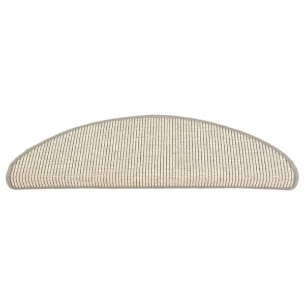 vidaXL Itsekiinnittyvät porrasmatot 15 kpl hopea 65x21x4 cm
